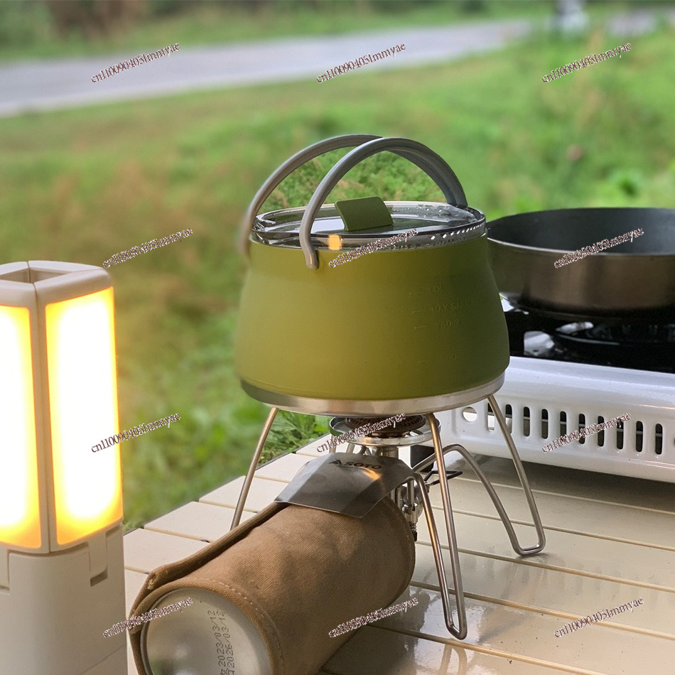 Camping Cooking Open Fire - غلاية سيليكون أمريكية قابلة للطي للاستخدام