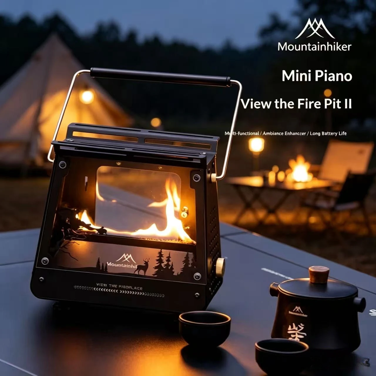 Camping Cooking Open Fire - موقد زيت محمول للاستخدام الخارجي من