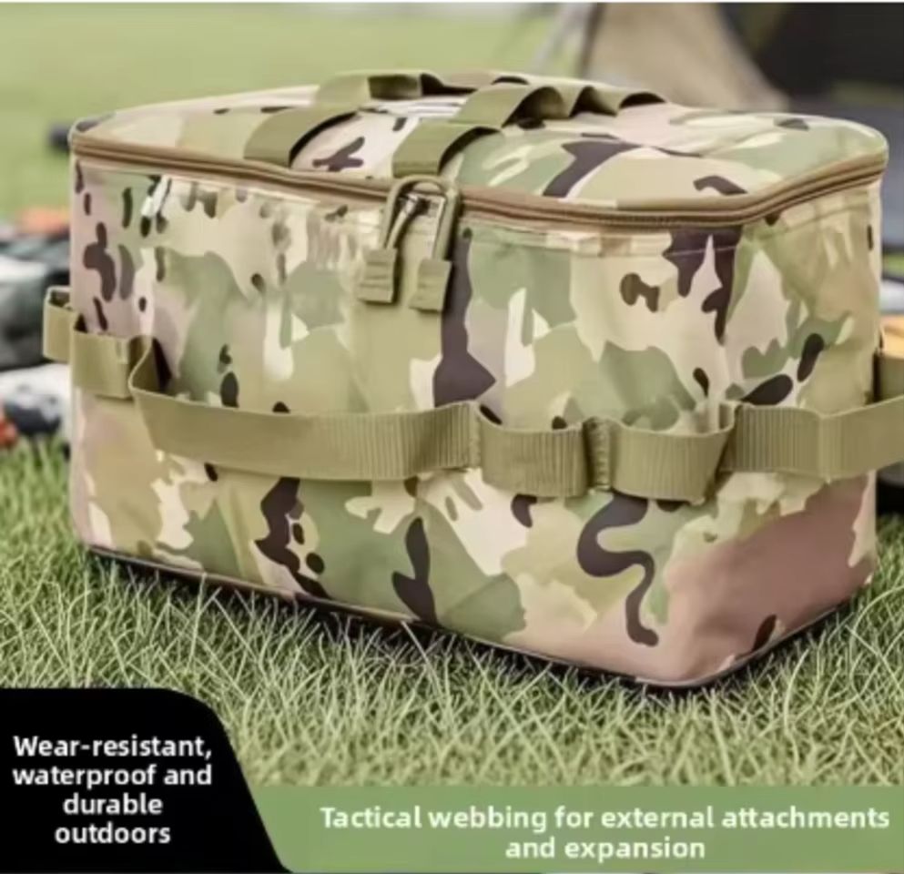 Camping Cooking Survival - حقيبة تخزين خزان الغاز للتخييم الخارجي،