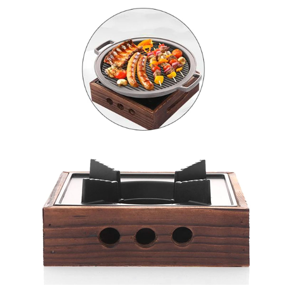 Japanese Camping Cooking - قدر متعدد الاستخدامات بتصميم ياباني، موقد