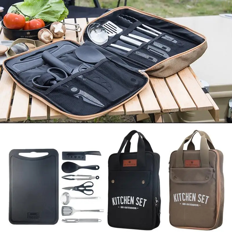 Camping Cooking Knife Set - طقم أدوات طهي للتخييم مكون من