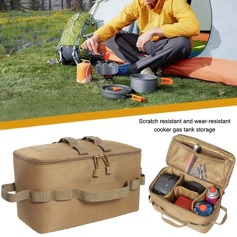 التخييم خزان الغاز حقيبة التخز - مراجعة Camping Cooking Survival وسعره