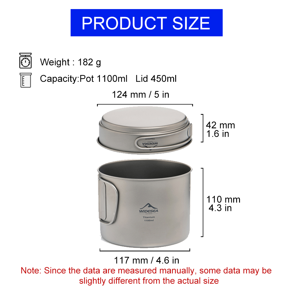 وعاء تخييم من التيتانيوم خفيف  - مراجعة Camping Cooking Knife Set وسعره