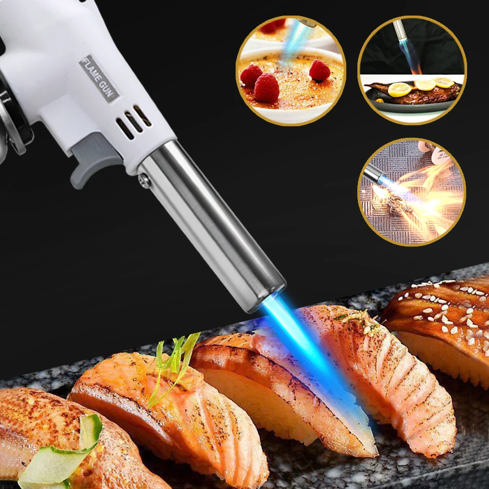 المحمولة المعادن لهب بندقية غا - مراجعة Camping Cooking Flame وسعره