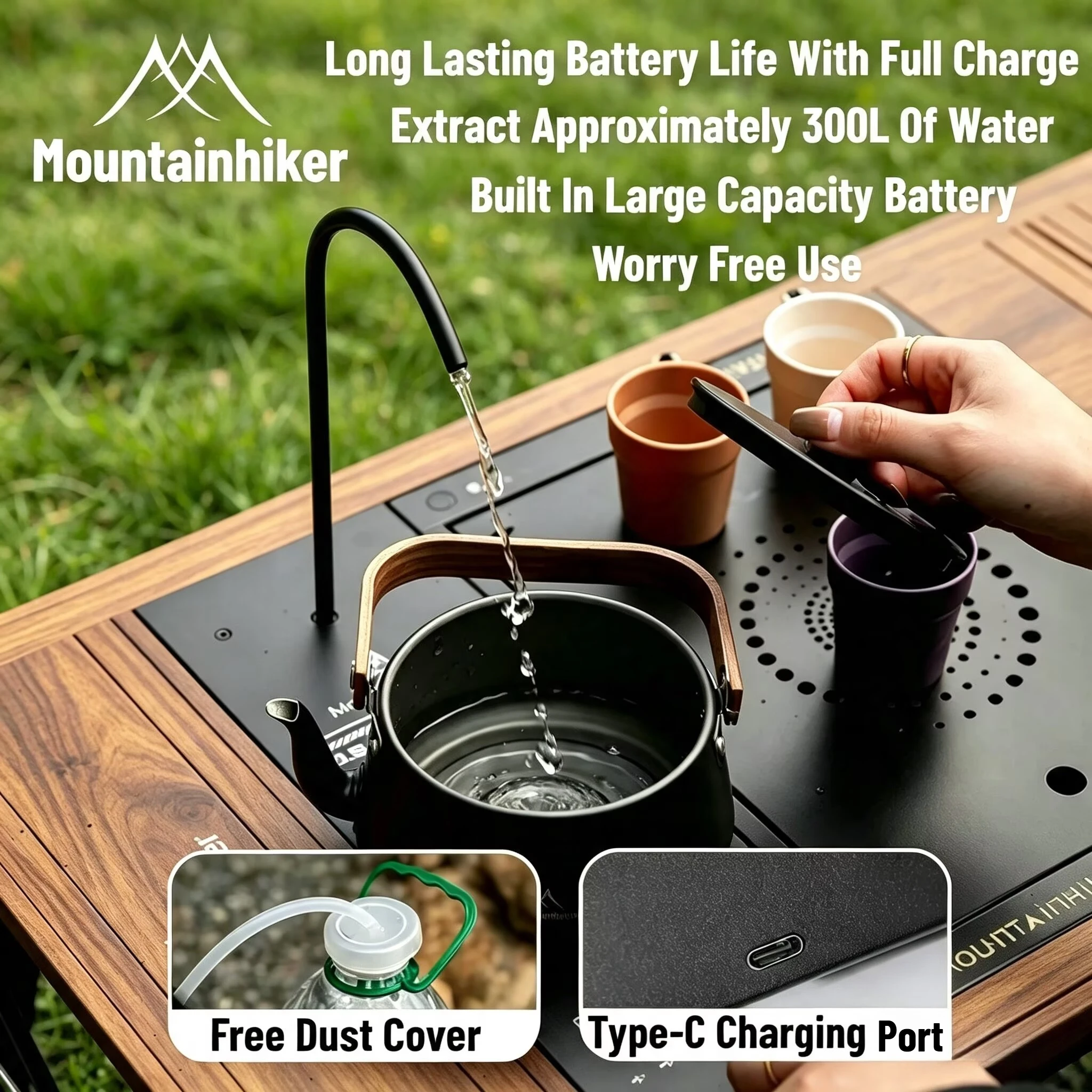 موزع مياه كهربائي IGT للتخييم، - مراجعة Camping Cooking And Eating وسعره