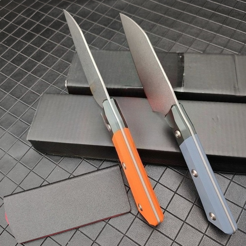 سكين الشيف من الفولاذ D2 بمقبض - مراجعة Camping Cooking Knife With Sheath وسعره