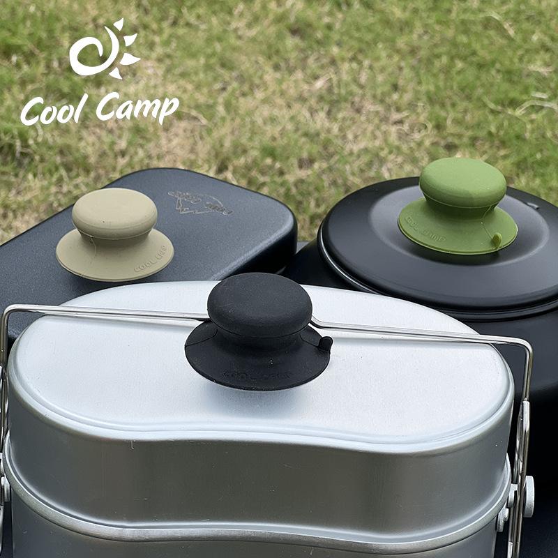مقبض غطاء وعاء من السيليكون مق - مراجعة Camping Cooking Pot With Lid وسعره