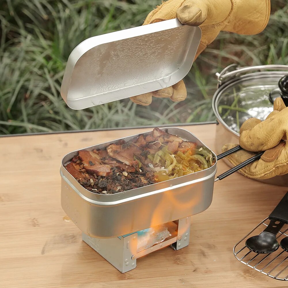 800/1400 مللي صناديق الغداء ال - مراجعة Camping Cooking And Eating وسعره