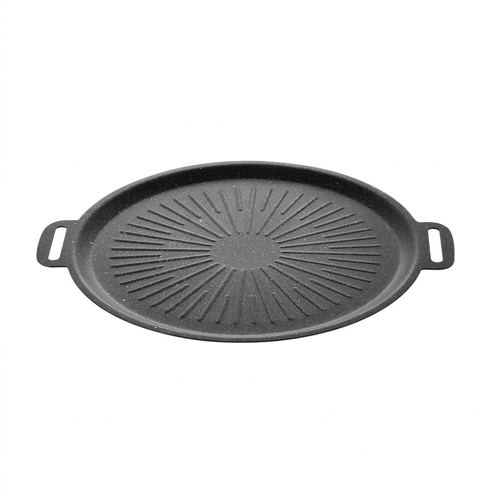 مقلاة شواء من حجر المايفان بقط - مراجعة Camping Cooking Without Gas وسعره