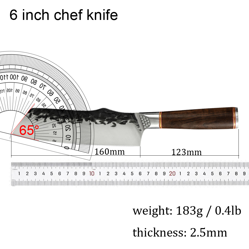 RZD الشيف الطبخ غطاء سكين التق - مراجعة Camping Cooking Knife With Sheath وسعره