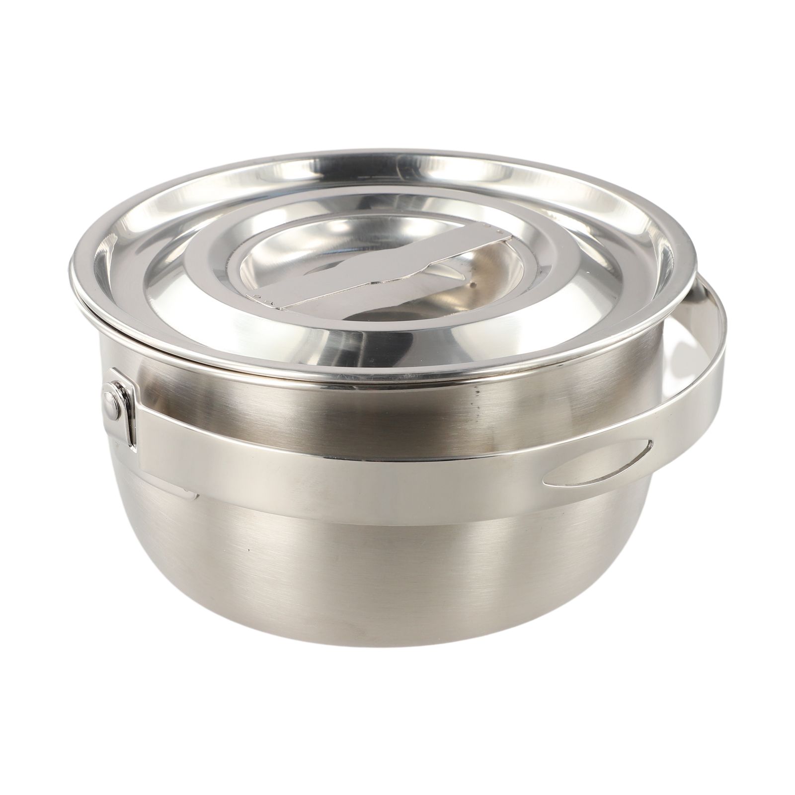 قدر تخييم من الفولاذ المقاوم ل - مراجعة Camping Cooking Pot With Lid وسعره