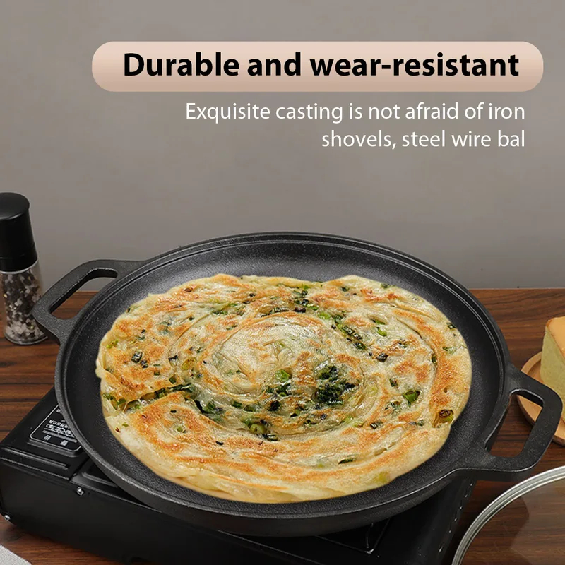 مقلاة طهي صحية من الحديد الزهر - مراجعة Camping Cooking Without Gas وسعره