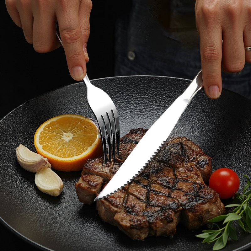مجموعة أدوات مائدة للسفر من ال - مراجعة Camping Cooking Knife Set وسعره