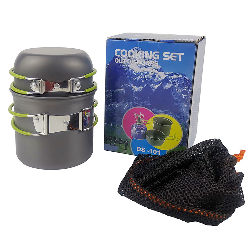 طقم أواني طهي للتخييم مع موقد  - مراجعة Camping Cooking Knife Set وسعره