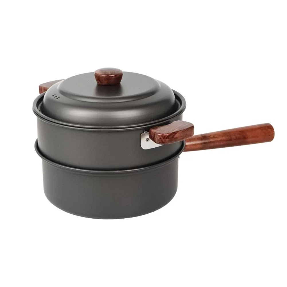 3L التخييم طقم أوعية الطبخ سبا - مراجعة Camping Cooking Pot With Lid وسعره