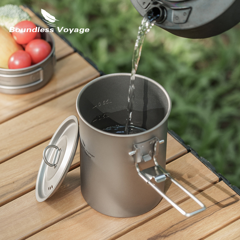 رحلة لا حدود لها 900 مللي كوب  - مراجعة Camping Cooking Pot With Lid وسعره