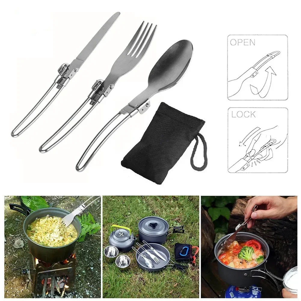1 مجموعة في الهواء الطلق التخي - مراجعة Camping Cooking Knife Set وسعره