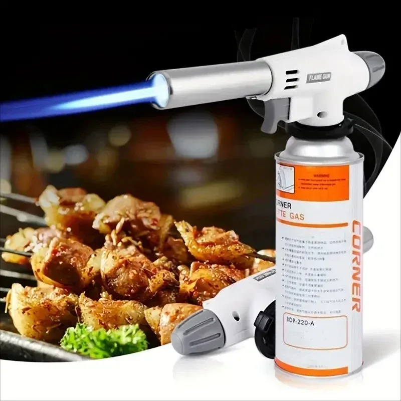 المحمولة لهب بندقية متعددة الو - مراجعة Camping Cooking Flame وسعره