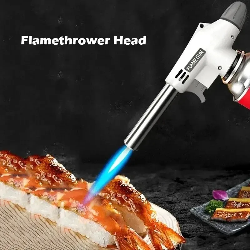 المحمولة لهب بندقية متعددة الو - مراجعة Camping Cooking Flame وسعره