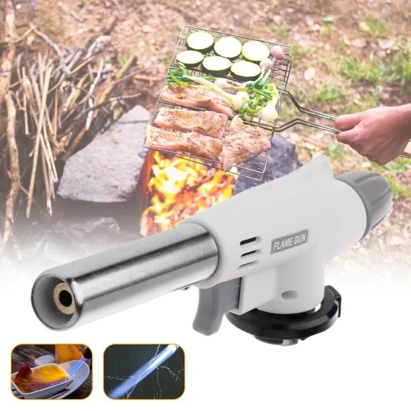 المحمولة لهب بندقية متعددة الو - مراجعة Camping Cooking Flame وسعره