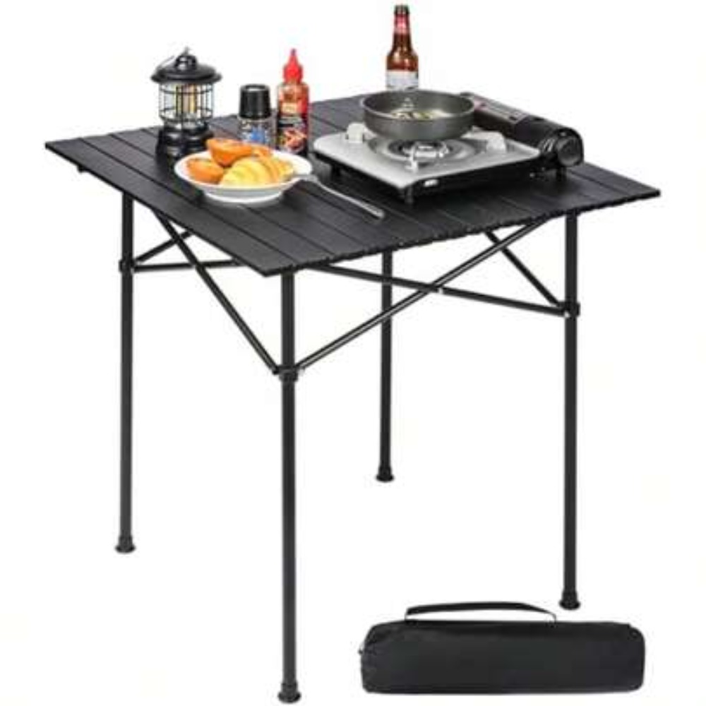 طاولة تخييم قابلة للطي، مربعة  - مراجعة Camping Cooking Requirements وسعره