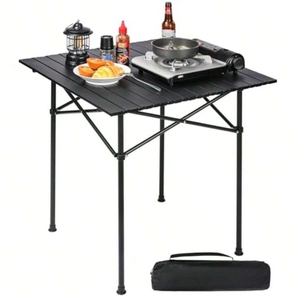 طاولة تخييم قابلة للطي، مربعة  - مراجعة Camping Cooking Requirements وسعره