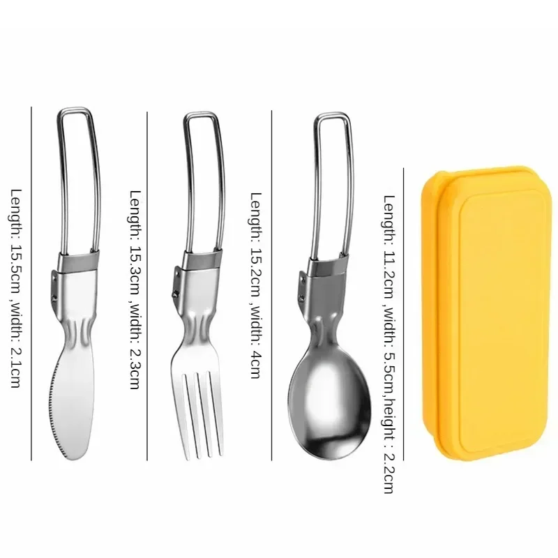 طقم أدوات مائدة محمول صغير من  - مراجعة Camping Cooking Knife Set وسعره